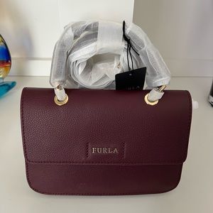 Girls Purple Leather Crossbody bag